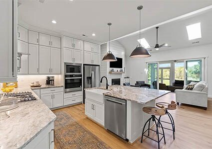 Spacious modern kitchen