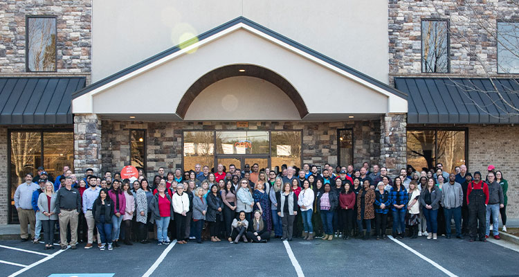 Atlanta Flooring Design staff outside building