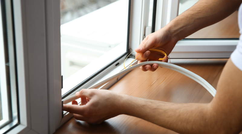 A homeowner inspecting the house