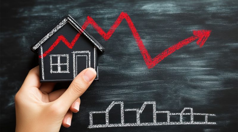 Manhattan penthouse sparks bidding war, closes 40% over asking price Chalkboard with drawing of house with upwards graph to support Paul Newman apartment bidding war article