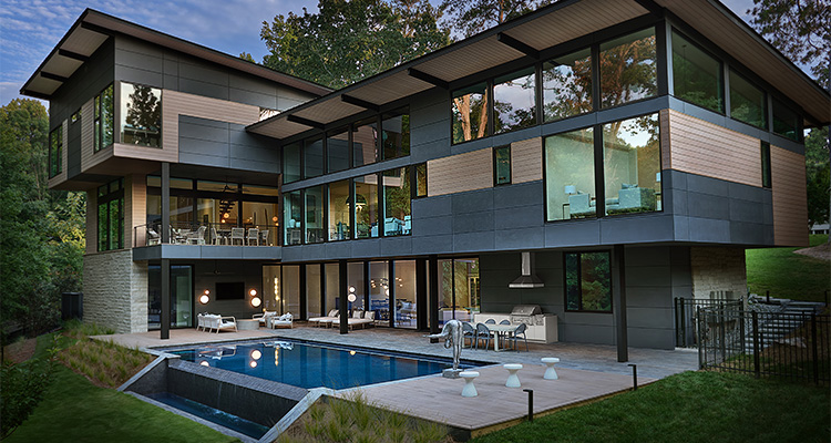 Colakoglu Residence, a modern home known for its striking architectural design and integration with nature