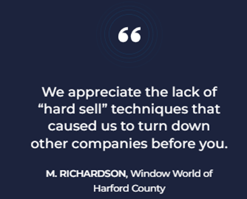 Window World customer review