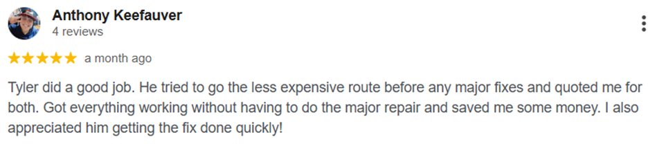 5 Star review for Mr.Rooter of Mr. Greater Syracuse