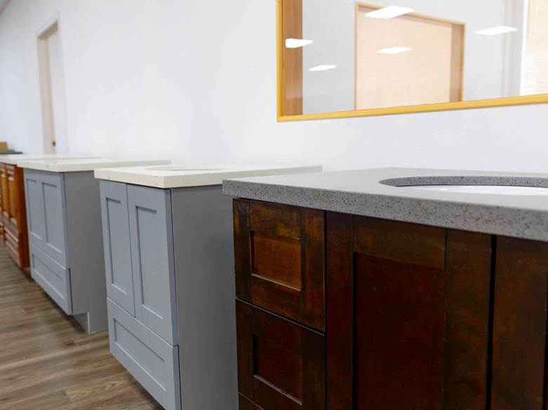 Different cabinet options from PKB Cabinetry