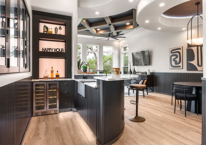 Modern kitchen design by KC Custom Homes