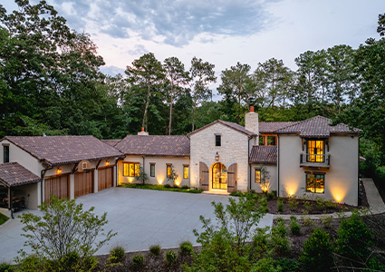Large luxury modern home by South Haven Builders