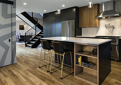 Modern kitchen design by FM Studio Design & Construction LLC