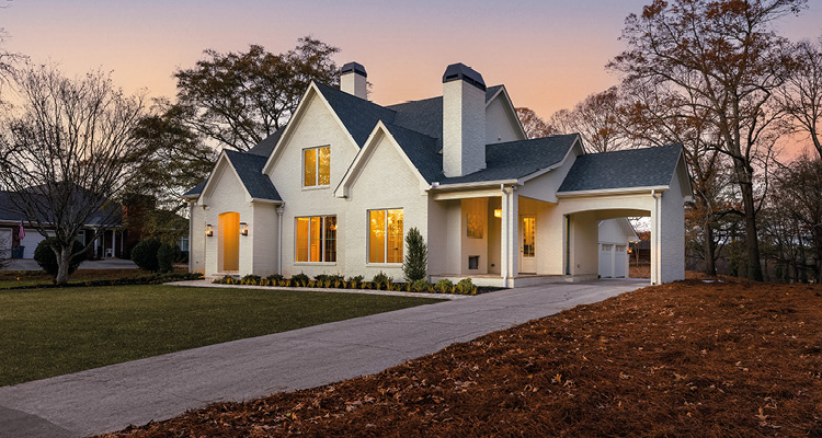 a luxury custom home built by Drake House Construction & Design.