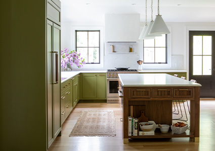 a bespoke Shaker-style kitchen