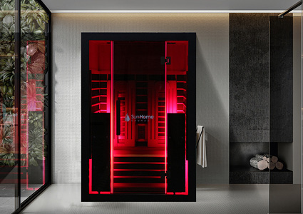 The Sun Home Saunas Eclipse 2-Person Red Light & Infrared Sauna