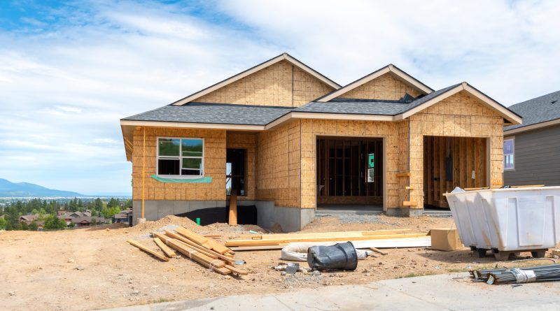 New construction home illustrating housing shortage and limited supply