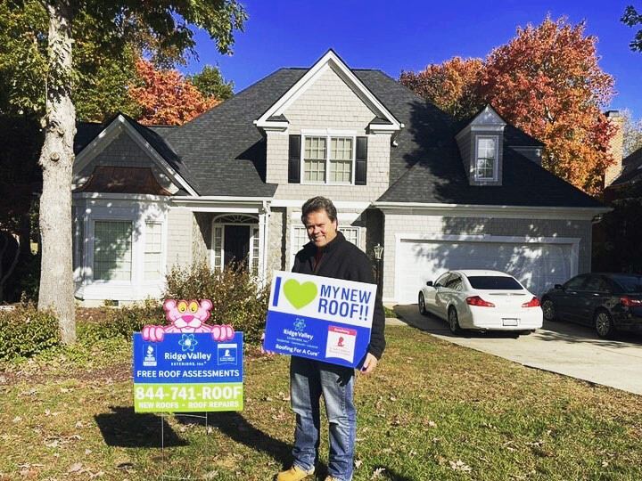 Ridge Valley roofing happy customer