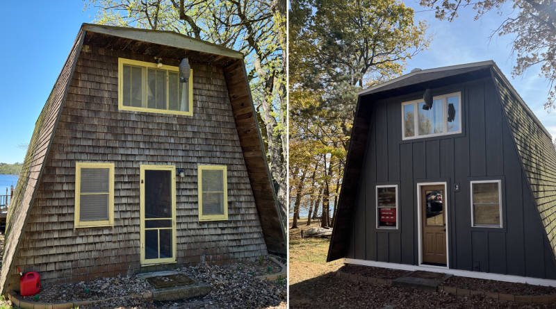 Before and after project in Minnesota by Heritage Exteriors.