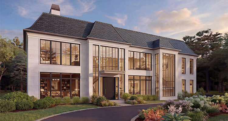 a modern luxury home developed by KOSL Building in Scarsdale, New York