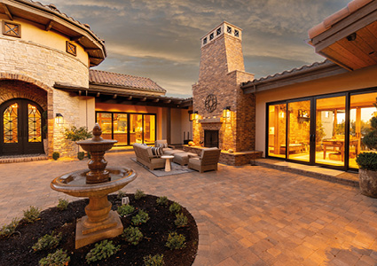 a luxurious Mediterranean-style home in Bend, Oregon