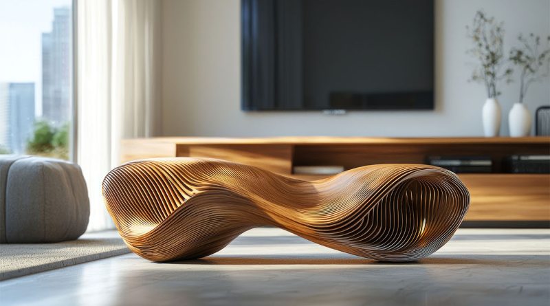 Stylish interior featuring pasta inspired decorative objects, warm Mediterranean colours and Italian design influences.