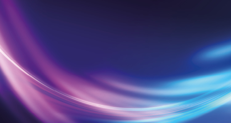 Abstract background with ultraviolet neon glow, blurry light lines, waves