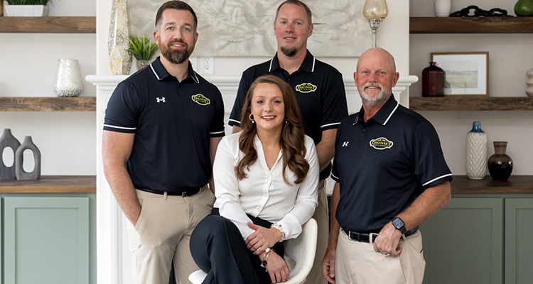 the team from Discovery Builders, a home builder in Southern Indiana