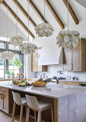 a bright, spacious, and modern open-concept living room filled with natural light.