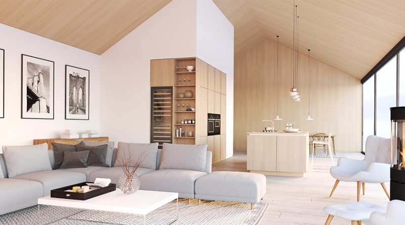 New modern scandinavian loft apartment