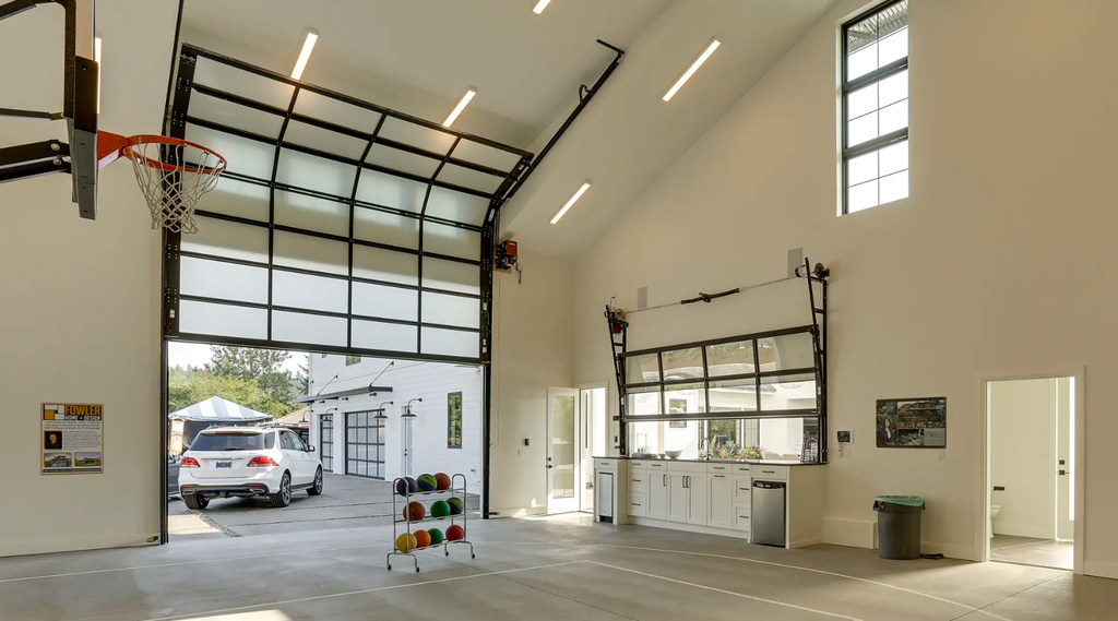 modern garage space